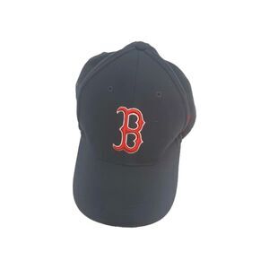 Vtg 2005 Nike Team Boston Red Sox MLB Hat Black Red Swoosh Wool Blend OSFM Y2K